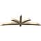 Ekena Millwork Davenport Rough Sawn Timber Gable Bracket, Douglas Fir, 84"W x 28"H x 4"D x 4"F, 8/12 Pitch GBW084X28X0404DAV00RDF - alternate 2